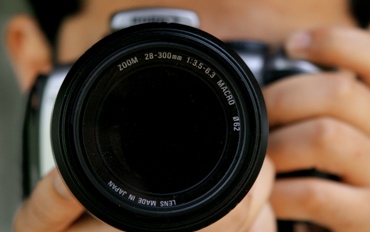 This photo of a photographer at work was taken by Miguel Ugalde of Mexico City.